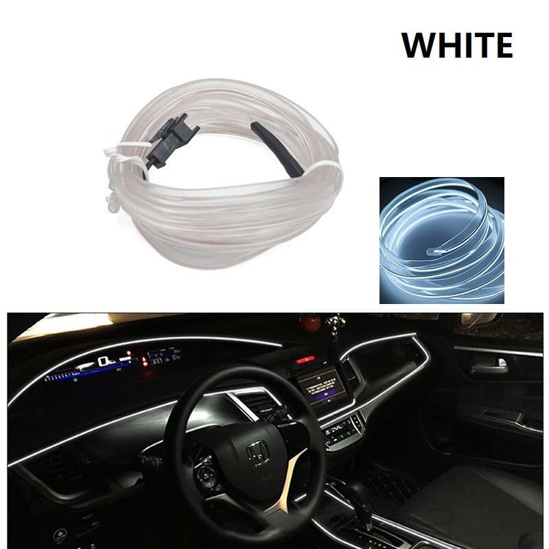 🔥Last Day 75% OFF🎁 Prestigious LED Interior Car Strip Lights (5M/16 inches) （BUY 2 FREE SHIPPING🔥🔥）