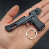 All Black Desert Eagle Full Metal Gun Model Keychain