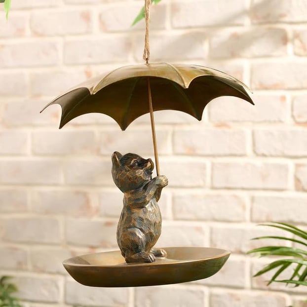 Father's Day Sale 50% Off🐦Girl Next Door Animal Bird Feeder with Umbrella