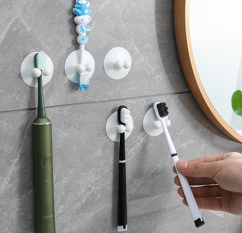 Last Day Promotion 48% OFF - Suction Cup Toothbrush Holder(buy 3 get 1 free)