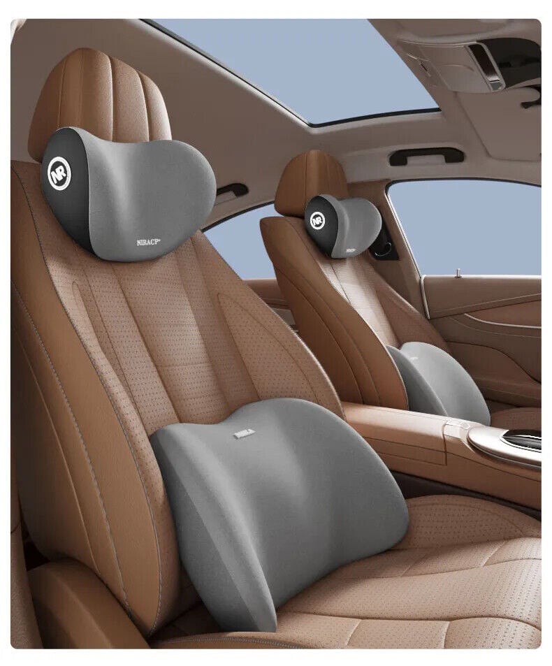 🔥Last Day Promotion 50% OFF💥Car Headrest & Lumbar Support Cushion⚡BUY 2 Free Shipping