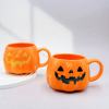 🎁TikTok Last Day Sale - 70% OFF👻Halloween Mugs Set - Black Pumpkin & White Ghost Ceramic Coffee Cups 🎃