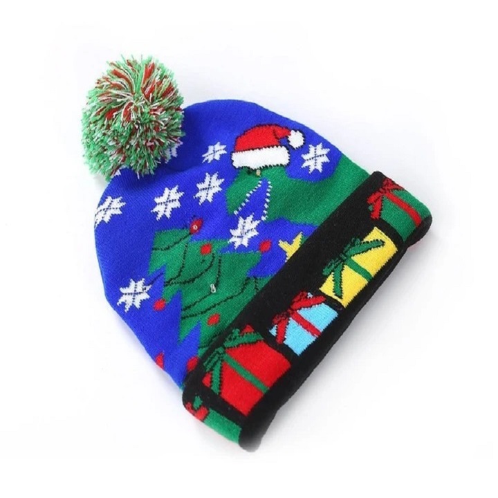 (🎅EARLY XMAS SALE - 50% OFF) Christmas LED Beanies - Buy 3 Free Shipping