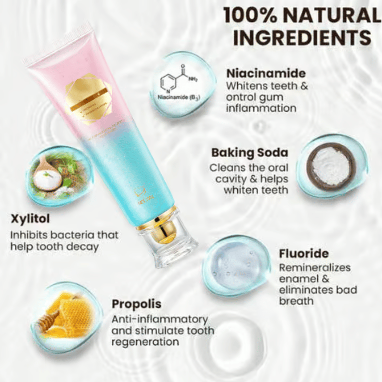 ✨ 🦷 Niacinamide Whitening Toothpaste - For Healthier, Whiter Teeth!