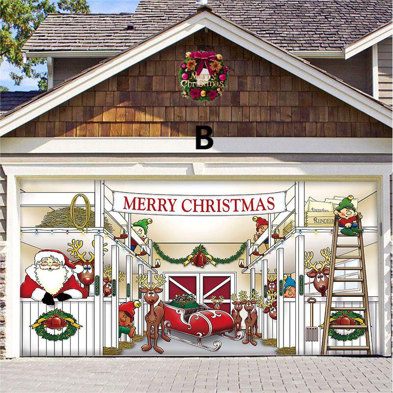 Last Day Sale 49% OFF - Christmas 2023 Garage Door Decoration