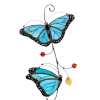 🔥LAST DAY 70% OFF🔥Stained Monarch Butterfly Glass Window Decor