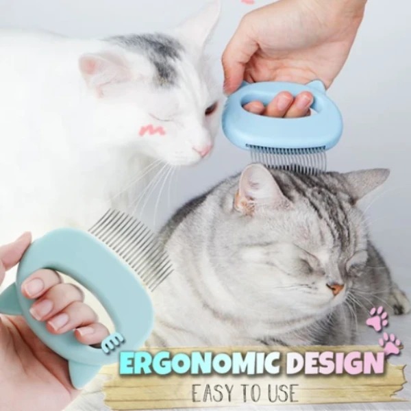 Last Day Promotion 48% OFF - Pet Hair Removal Massaging Shell Comb(buy 2 get 1 free）