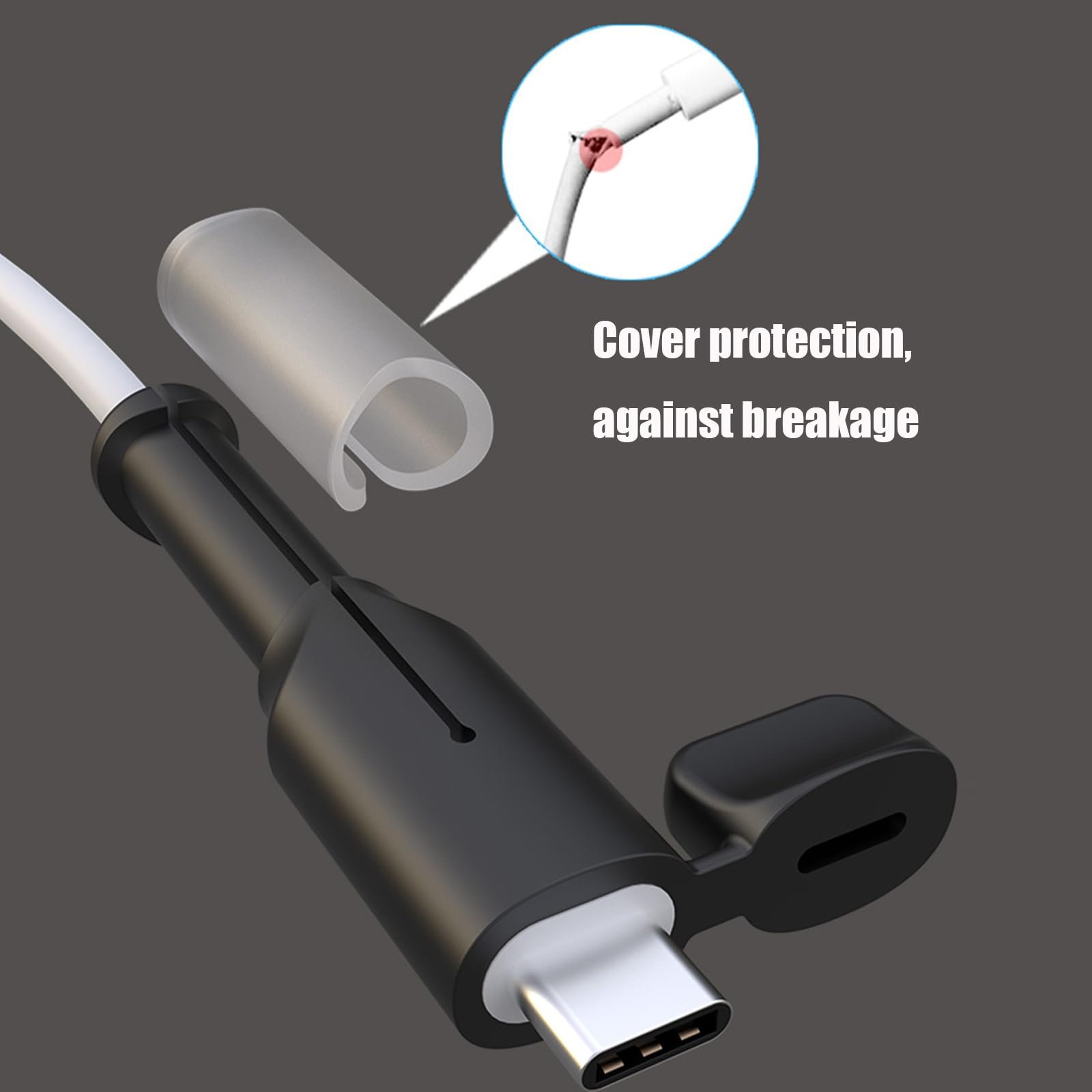 🔥BUY MORE SAVE MORE—2 in 1 Data Cable Protector Cover