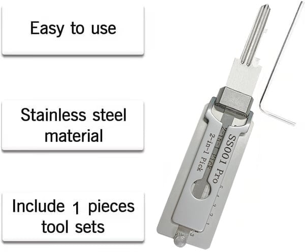 🔥Pre Christmas Promotion ﻿ 49% - Stainless Steel Master Key Decoder