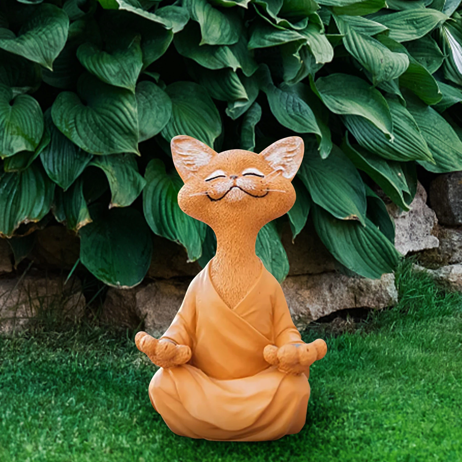 (🌲Last Day Promotion - 49% OFF) Happy Buddha Cat Figurine--Buy 3 Free Shipping