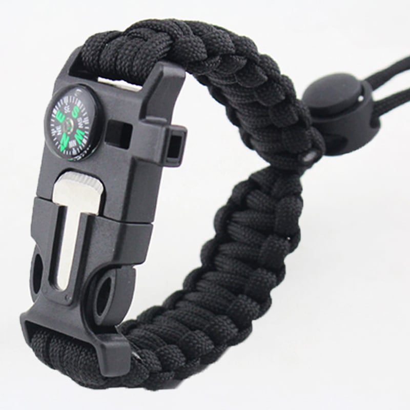 Emergency Paracord Bracelets- Best Wilderness Survival-Kit for Camping