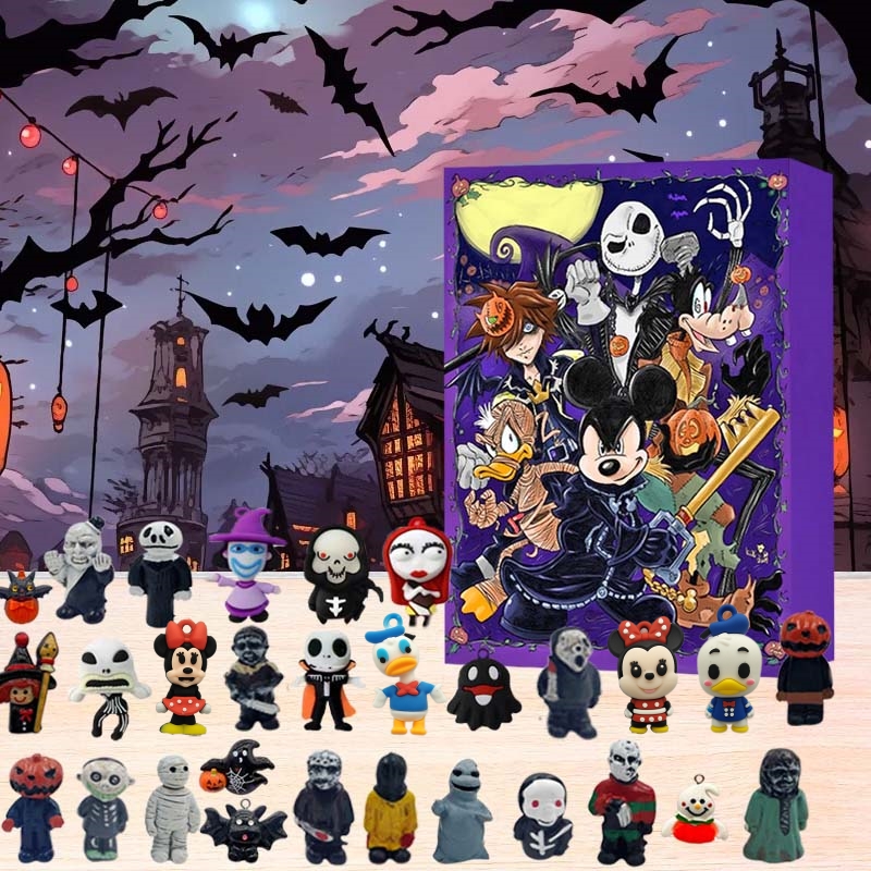 🔥Last Day Promotion 48% OFF-🎁-Halloween Horror Movie Characters Advent Calendar