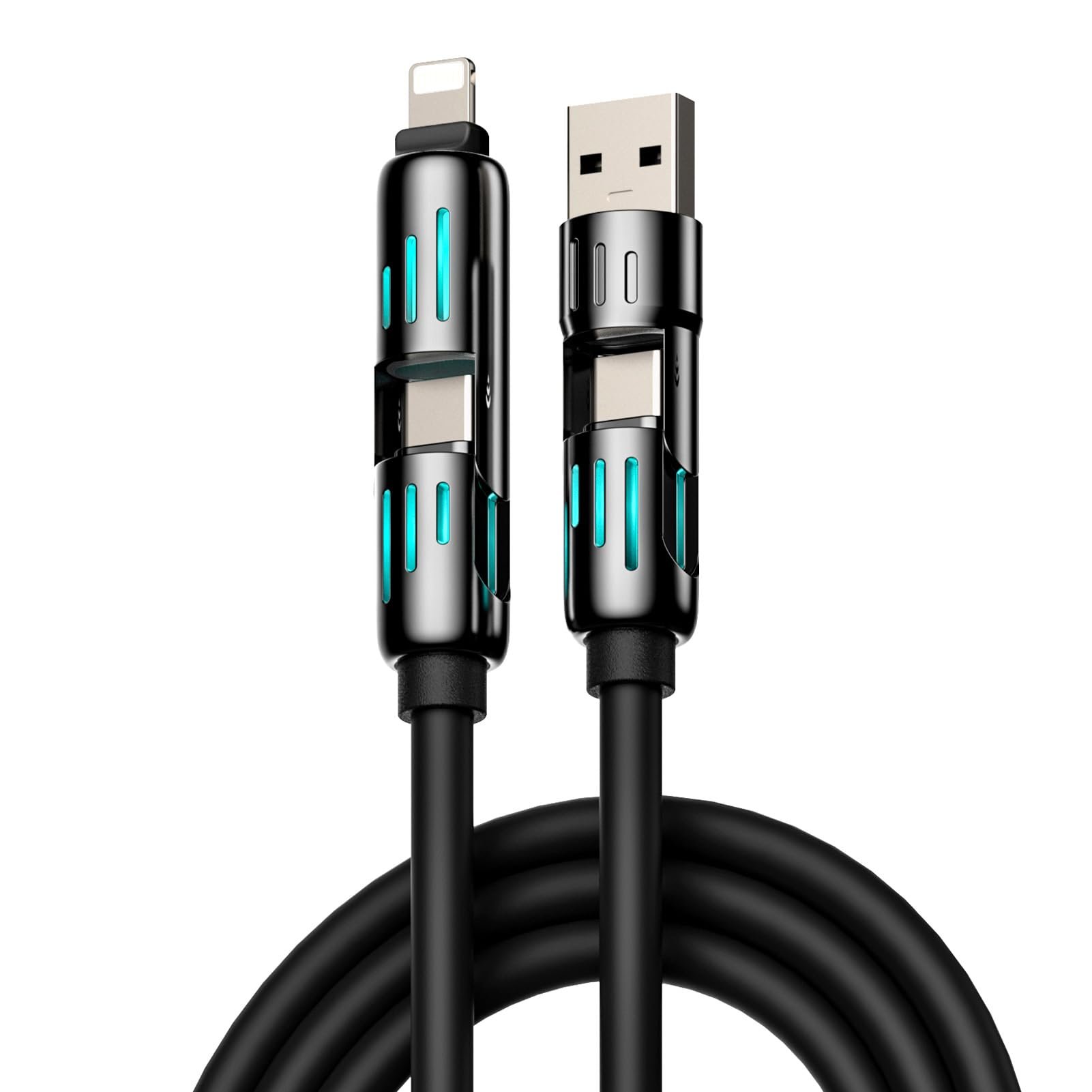 🔥DIREKTVERKAUF AB WERK⏰4-in-1-USB-Ladekabel, Schnellladung MAX 60 W