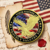 Military Veterans Challenge Coin - Your Nation Proudly Salutes You