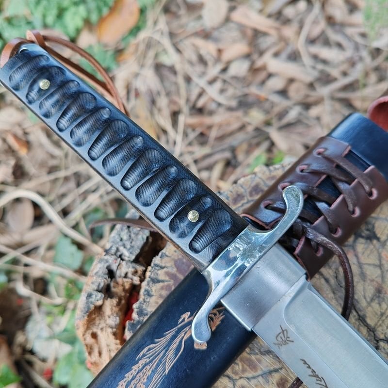 High Quality Outdoor Knife with Scabbard -EDC Portable Camping Survival Knife
