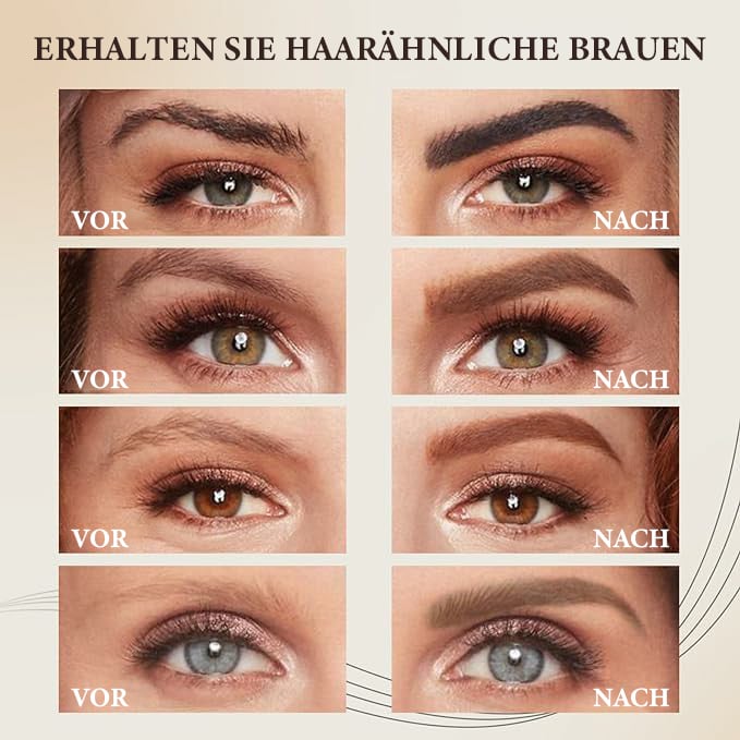 🔥1+1 Cratis🔥2024 Verbesserter Natürliche Augenbrauen Augenbrauenstift