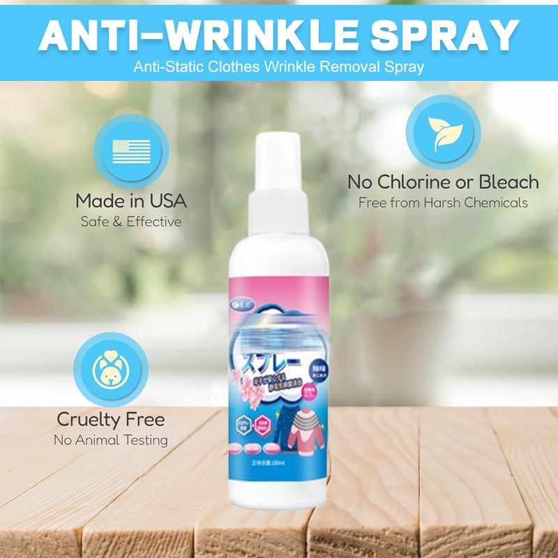 🔥Last Day Sale - 70% OFF💥Anti-Static Clothes Wrinkle Removal Spray