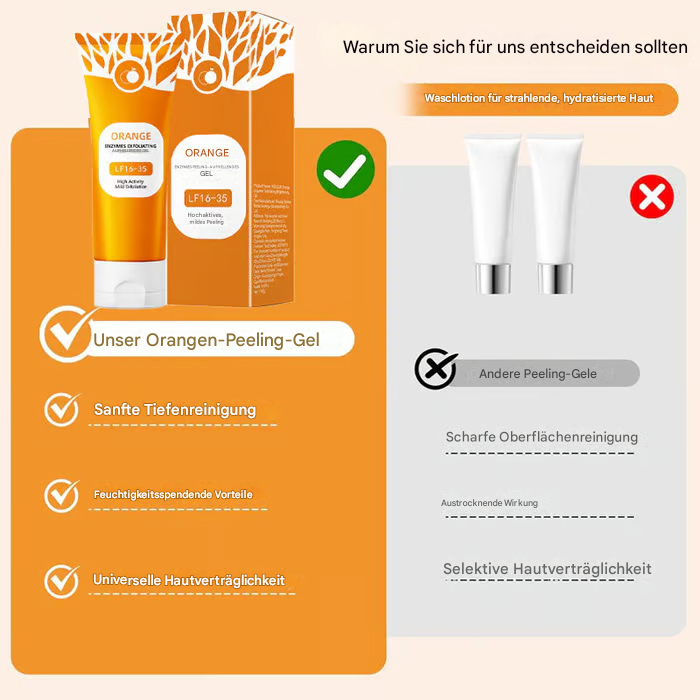 🔥LETZTER TAG 49% RABATT🔥Orangen-Enzym-Peeling-Gel
