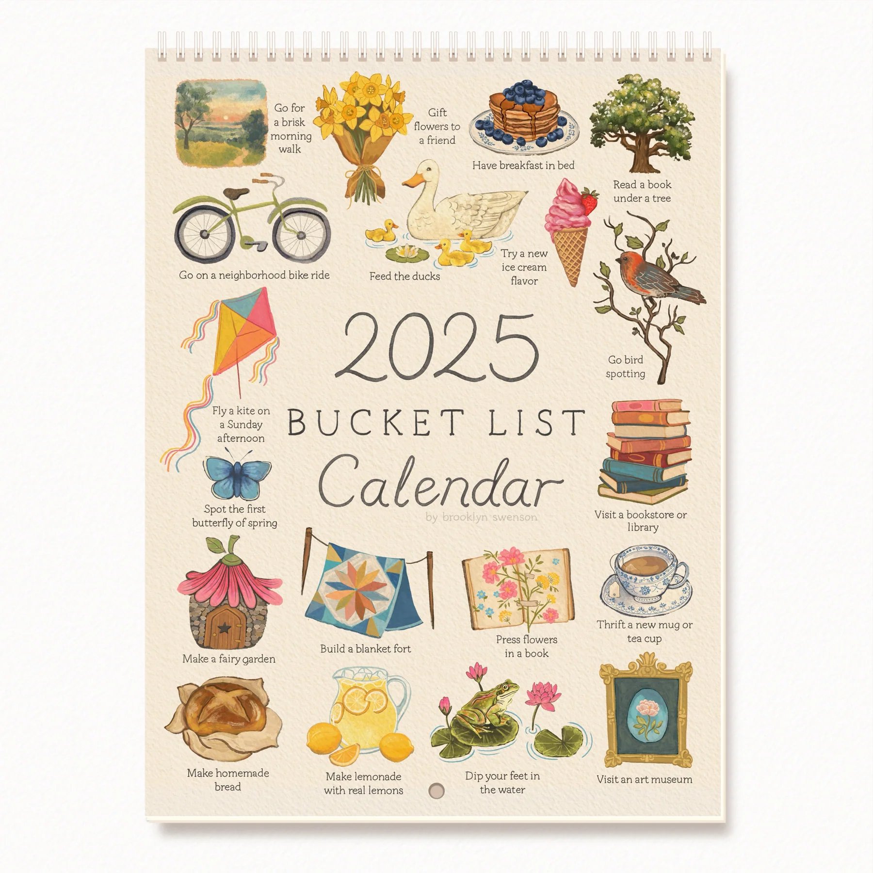 PREORDER 2025 Bucket List Calendar