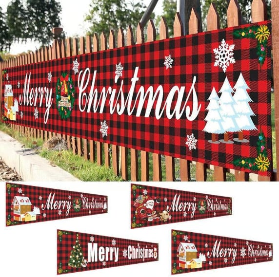 Christmas Outdoor Banner Flag Pulling 🎄Buy 2 Free Shipping