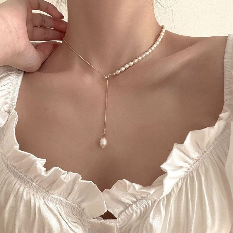 🔥Last Day Promotion 50% OFF🔥Golden Dream Retro Pearl Necklace