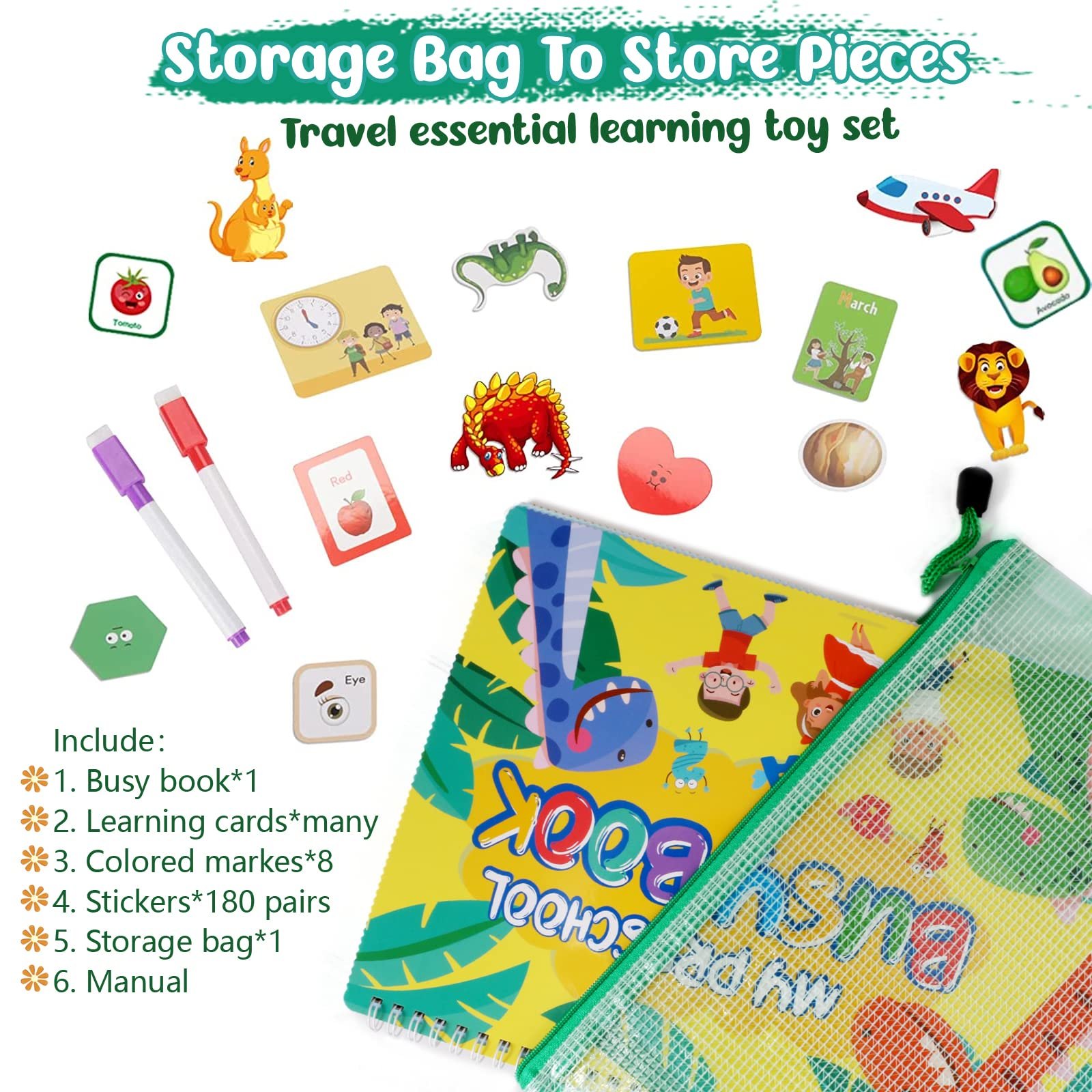 🔥Last Day 70% OFF🔥Montessori Busy Book Preschool Learning Activities, Buy 2 Free Shipping!