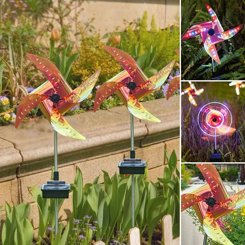 Limited Time Offer - Waterproof Solar Garden Windmill Light