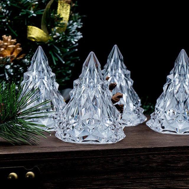 (🎁Early Christmas Sale- 49% OFF) Night Light Crystal Mini Christmas Tree Light Flameless LED