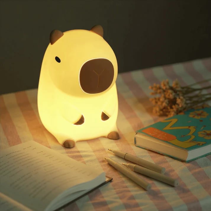 🎁TikTok Last Day Sale - 70% OFF✨Ffunhoo™ Capybara Squishy Night Light - Perfect Gift👍