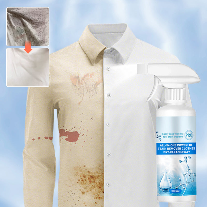 🔥Last Day Promotion - 60% OFF🎁Powerful Stain Remover Clothes Dry-Clean Spray🧴💦