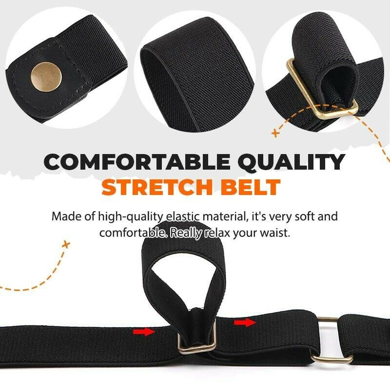 (🔥LAST DAY SALE -50% OFF) - Buckle-free Invisible Elastic Waist Belts(buy 2 get extra 10% off)