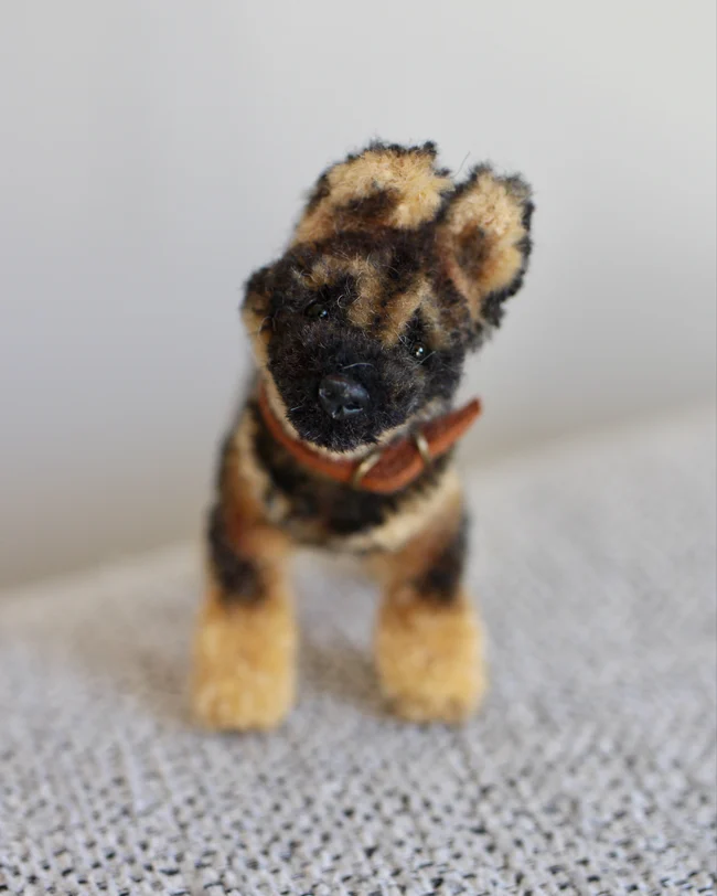 100 % Handmade Woolen Twist Cute Puppy