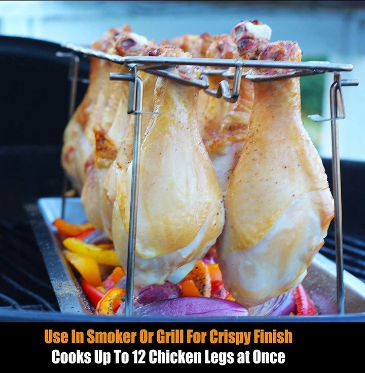 (2021 NEW YEAR PROMOTIONS- Save 50% OFF)Roasted Chicken Rack Holder-Buy 2 Get Free Shipping