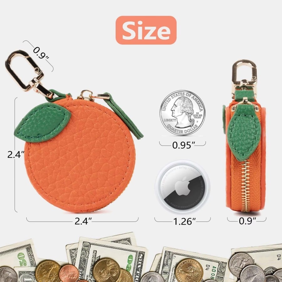 🍂TikTok Fall Sale — Last Day 70% OFF🎉Cute Fruit Coin Purse Bag Charm Airtag Accessories🍊