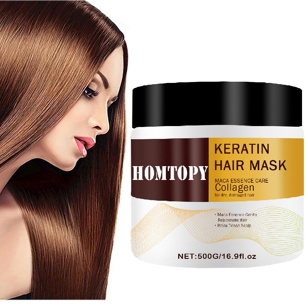 🎉Hot Sale 49% OFF🎉Nuts Oil Collagen Hair Mask Repair Dry Organic Gum Keratin Hair Mask