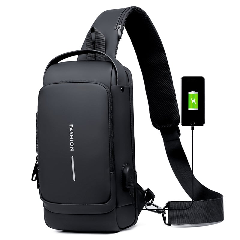 2023 New Year Limited Time Sale 70% OFF🎉USB charging sport sling  Anti-theft shoulder bag