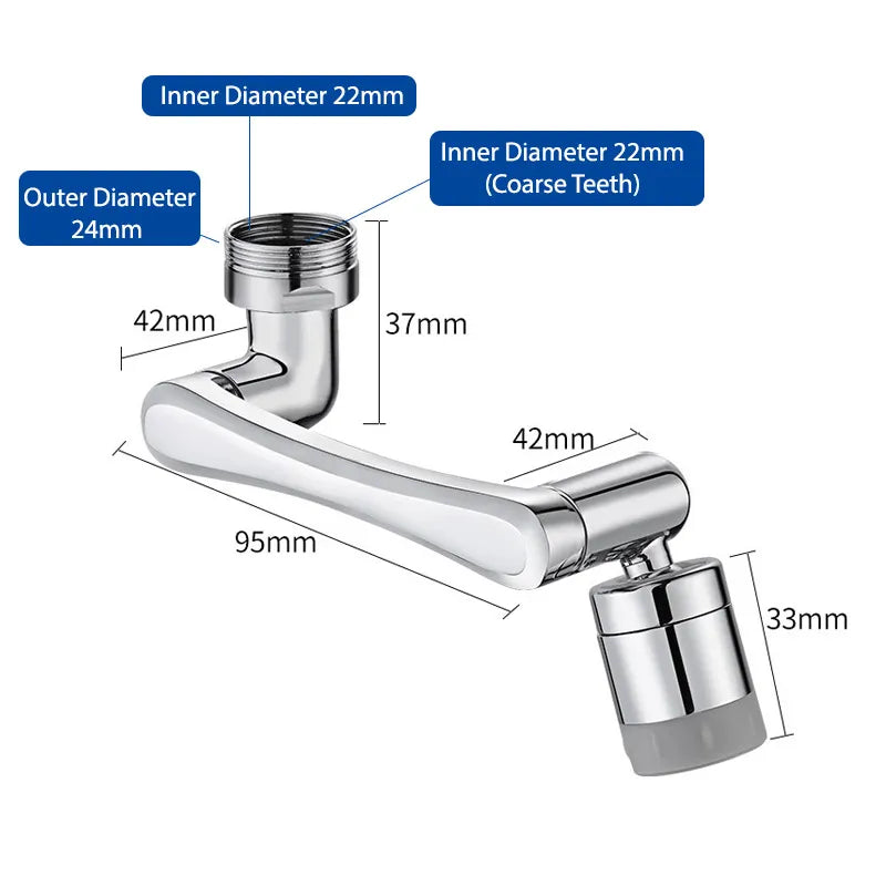 (🎄EARLY CHRISTMAS SALE - 50% OFF) 🎁1080° Rotatable Faucet Extender