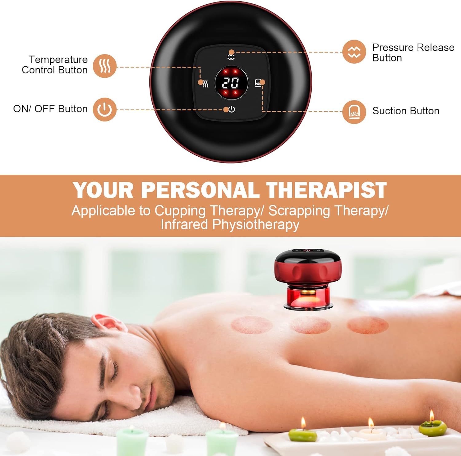 (🎄Christmas Hot Sale - 49% OFF) Electric Cupping Therapy Set, 🔥BUY 2 FREE SHIPPING