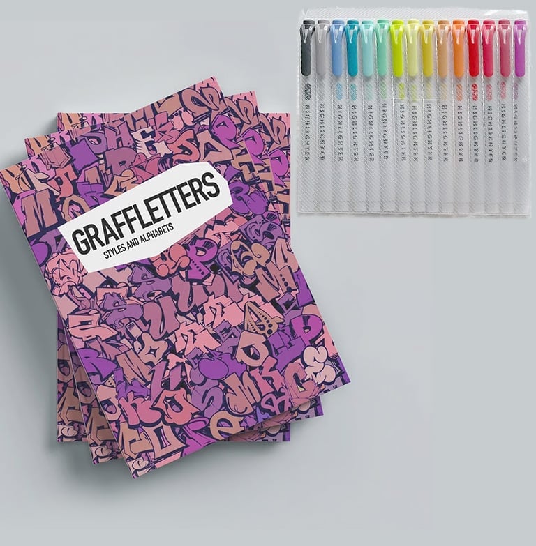 🎨GRAFFLETTERS - COLLECTOR EDITION🔤(📚HARDCOVER)🔥BUY 2 FREE SHIPPING