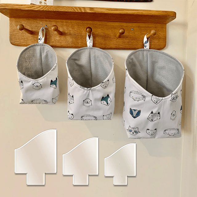 Versatile Fabric Storage Pod Templates-With Instructions