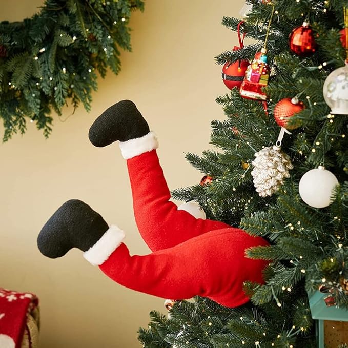 (🎄Christmas Hot Sale - 49% OFF) 🎅Santa Legs Christmas Decoration, BUY 2 FREE SHIPPING