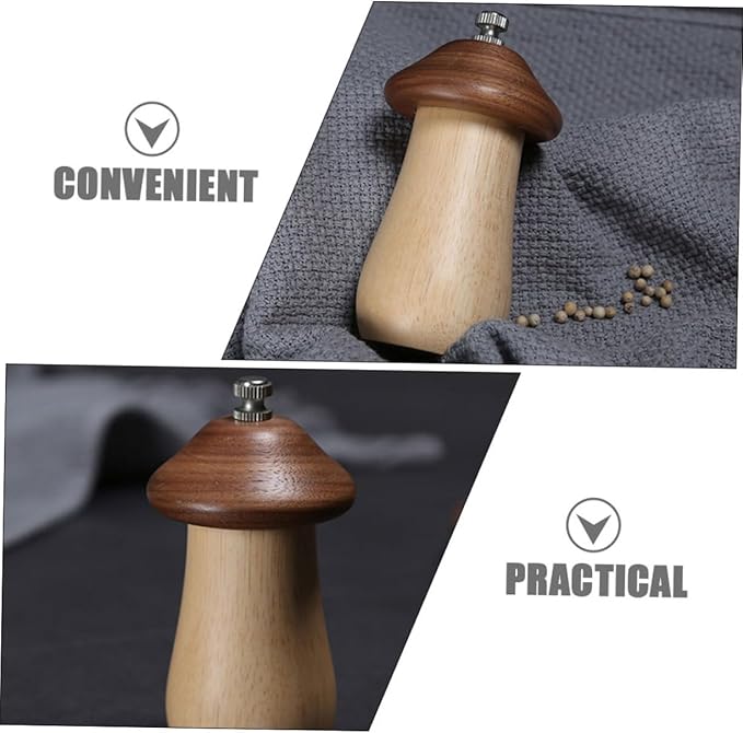 Buy Today, Save 30%-- Mushroom Salt  Pepper Grinder