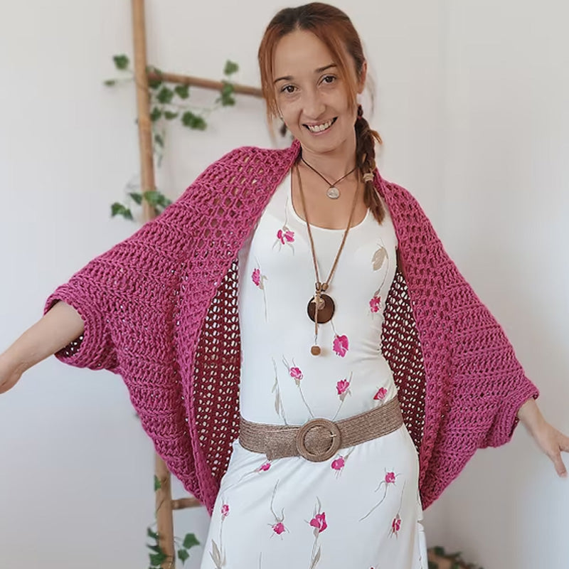 TikTok Last Day Promotion -70% OFF🎉Women's Crochet Cocoon Shrug Boho Shrug -🚚Buy 2 Get Free Shipping