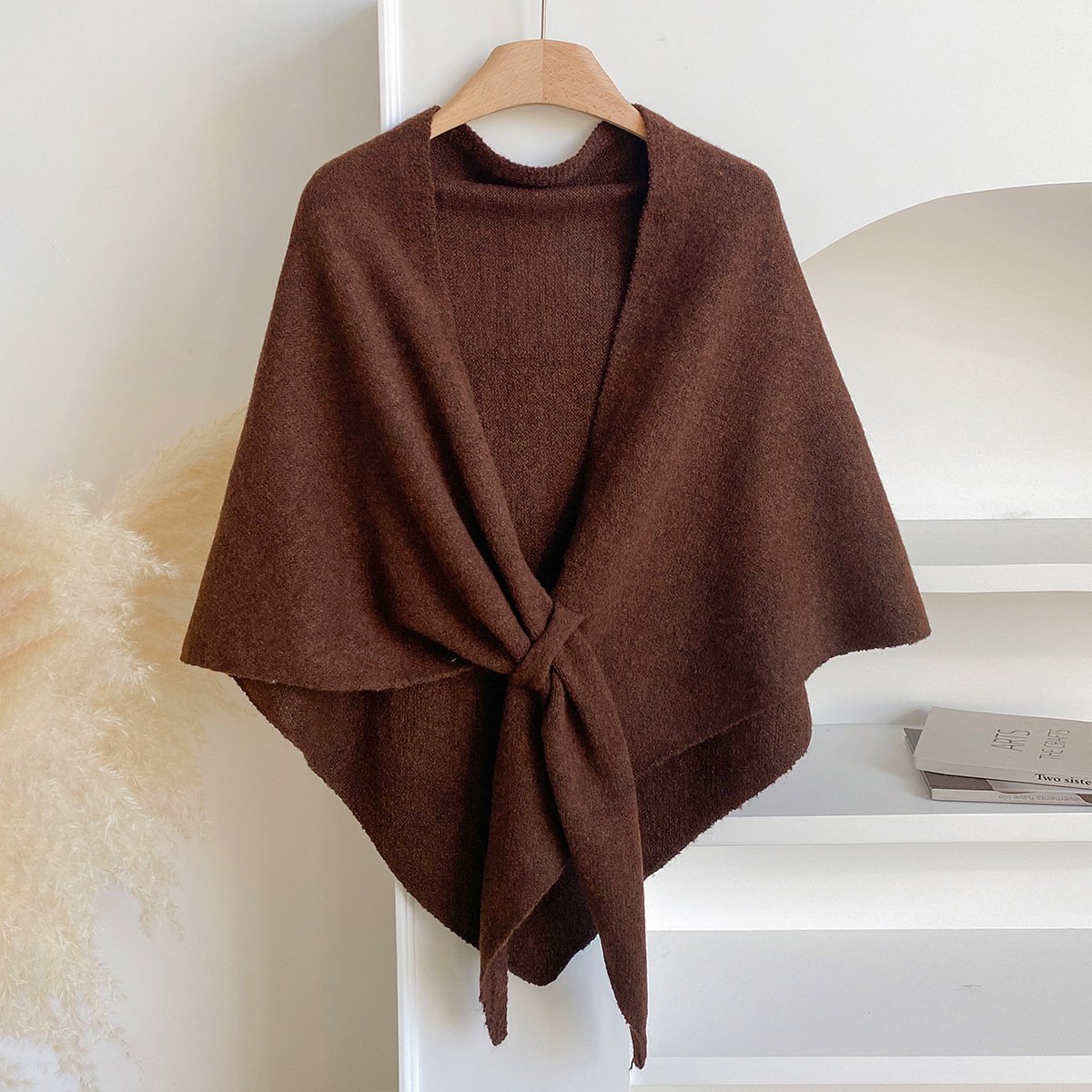 🍂TikTok Fall Sale — Last Day 70% OFF💕Women's Solid Color Wool Blend Shawl☁️