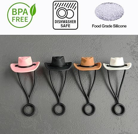 🤠Silicone Cowboy Hat Straw Covers Cap (BUY 2 SET GET 2 SET FREE)-4 SET