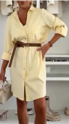 Women's Lapel Button Shirt Style Casual Dress