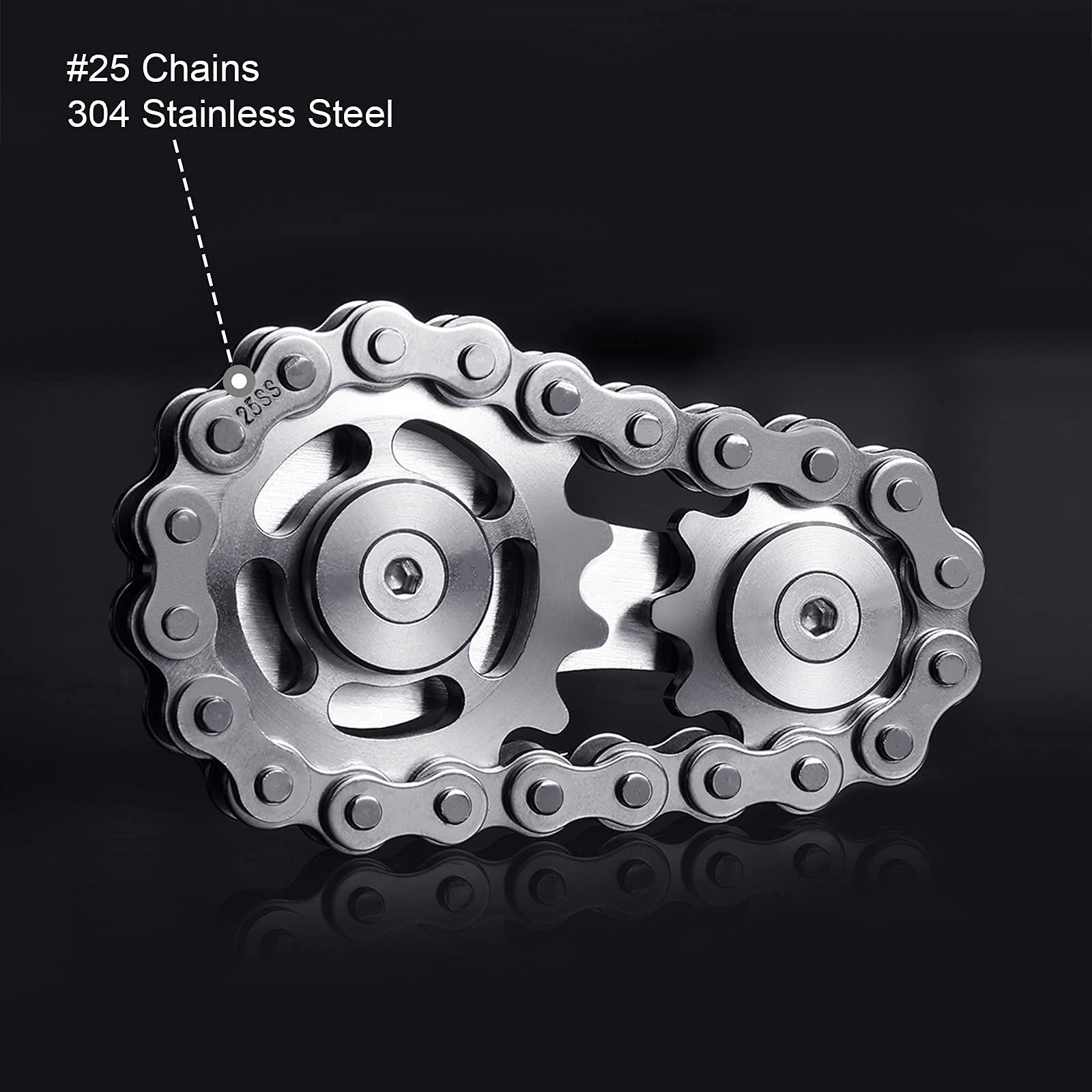 BUY 2 FREE SHIPPING-Sprockets Bicycle Chain Fidget Spinner Toys