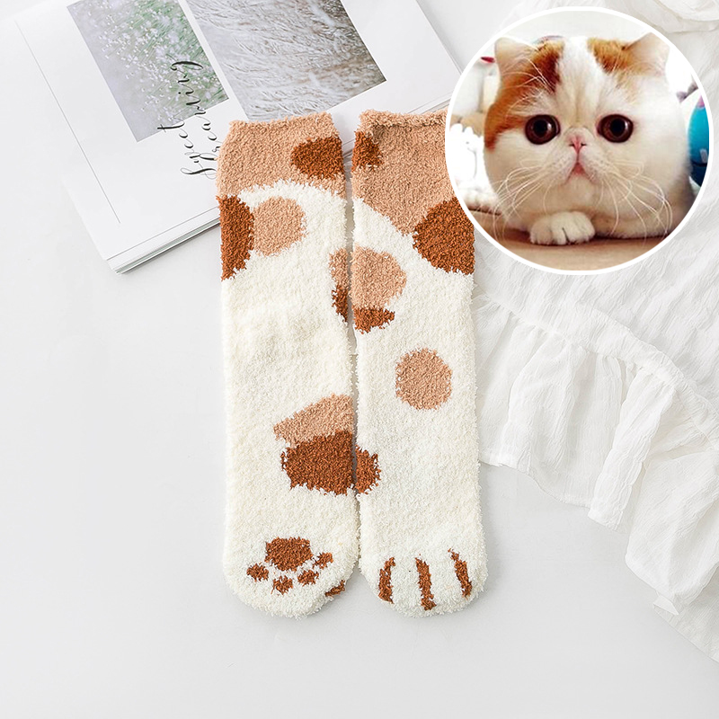 Cute Cat Cotton Socks