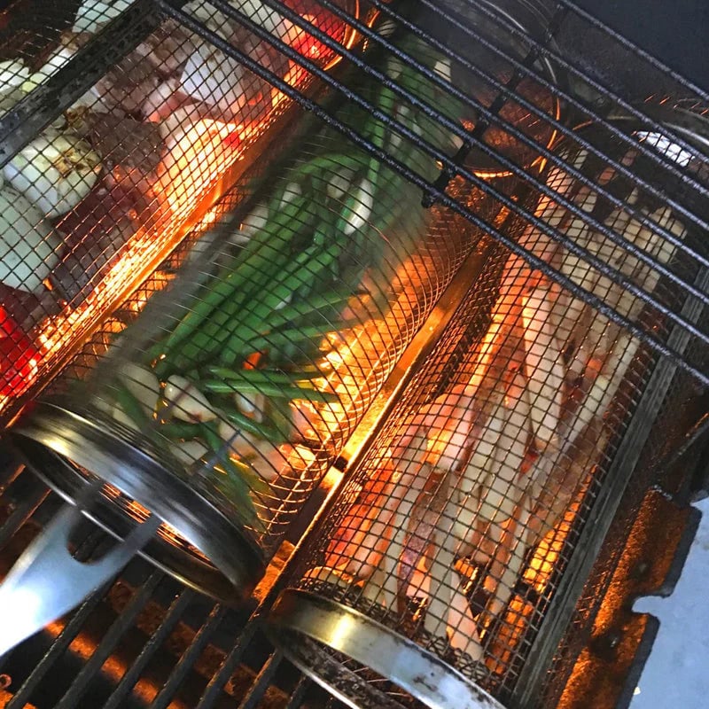 2025✨Letzter Tag 49 % Rabatt🔥Zylindrischer Grillkorb