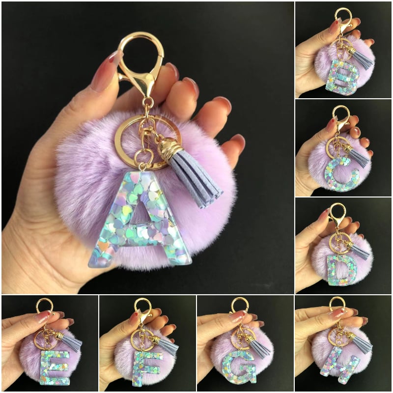 🎁TikTok Last Day Sale - 70% OFF🔥Initial Letter Keychains🦋